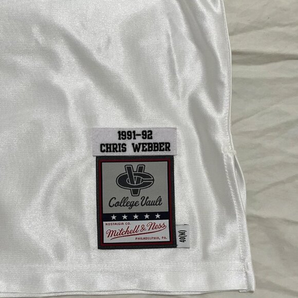 Chris Webber Michigan Jersey Home AUTHENTIC - Picture 5 of 8